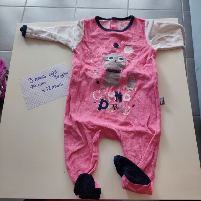 Lot pyjamas chaud 74cm - photo numéro 4