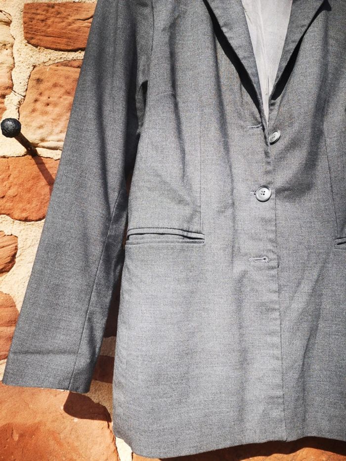 Veste blazer grise Etam - photo numéro 2