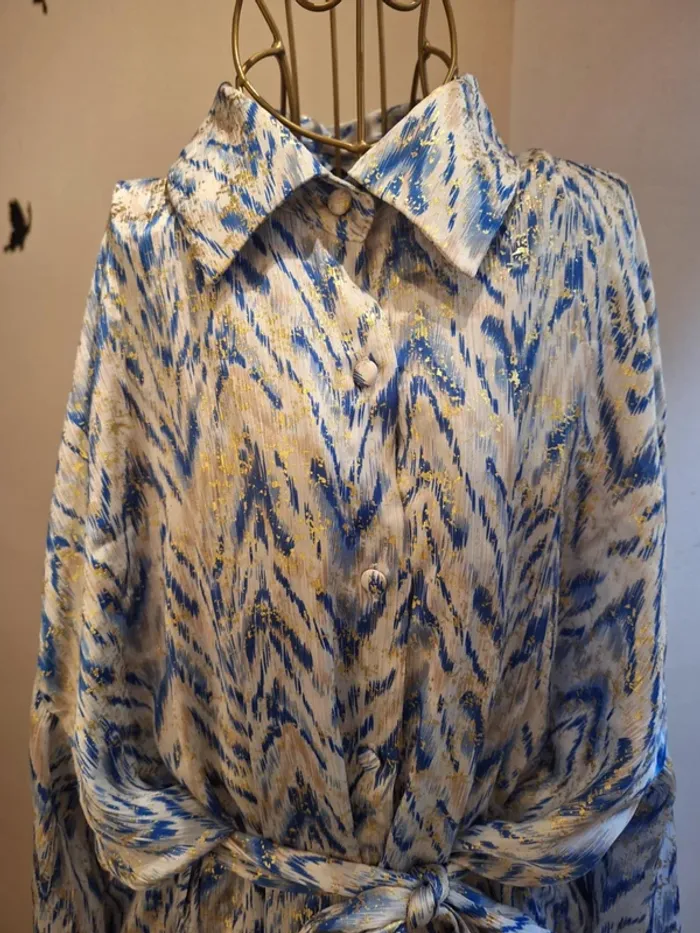 Robe chemise imprimée - photo numéro 2