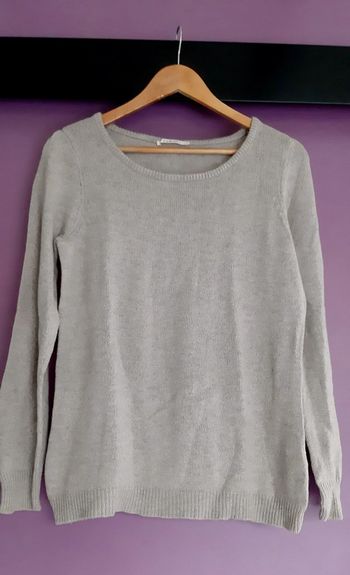 Pull couleur taupe