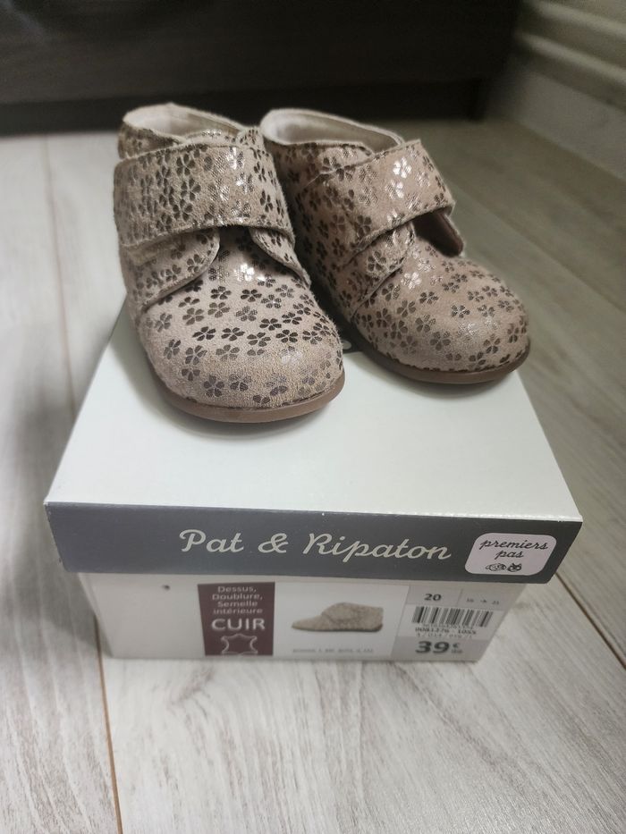 Chaussures premiers pas fille Pat et Ripaton - photo numéro 1