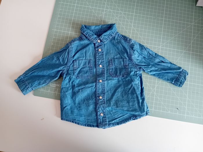 chemise en jean mixte