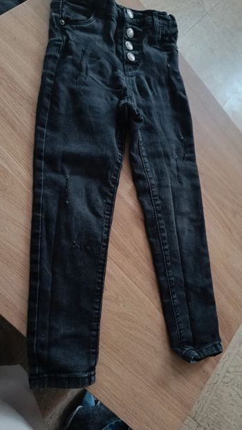 Jean taille haute noir