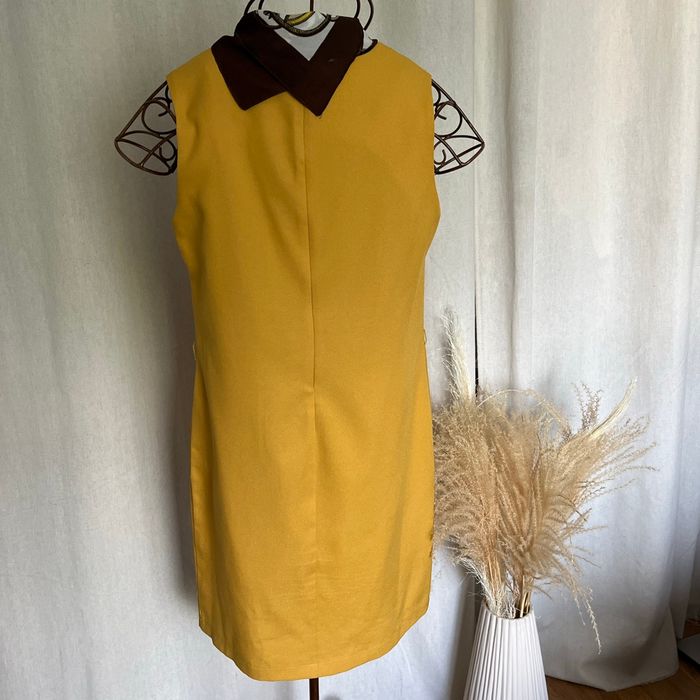 MOLLY BRACKEN robe xs moutarde - photo numéro 5