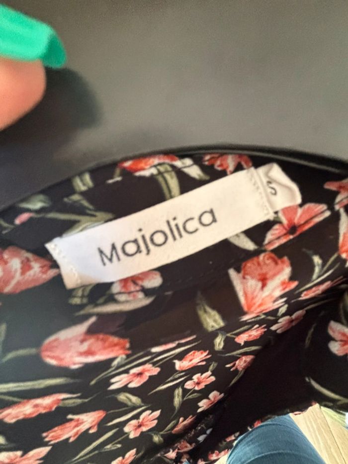 Blouse fleurie - Majolica - S - photo numéro 5