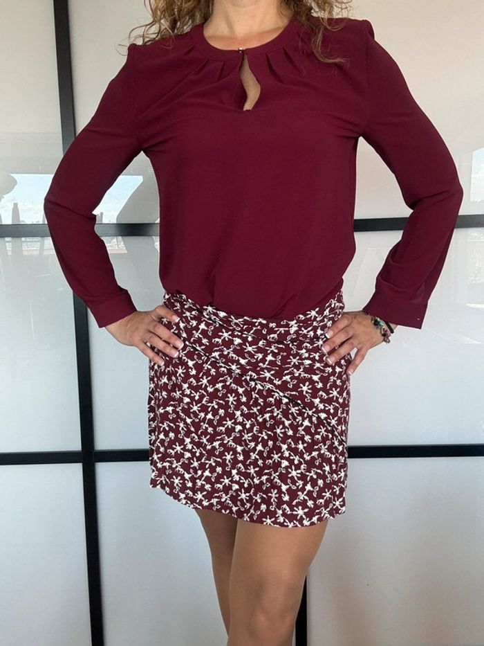 Blouse élégante Sud Express 38 prune - photo numéro 7