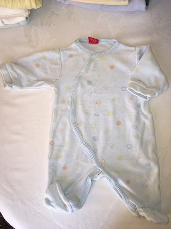 Pyjama velours Tex, 1 mois bonne qualité