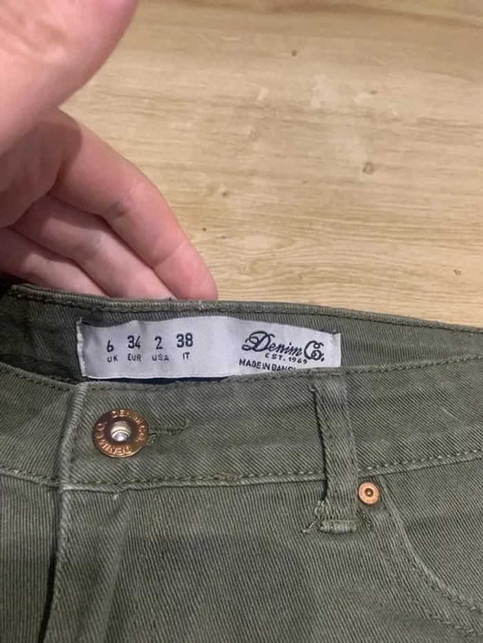 Short en jean Kaki Denim Co - Taille 34 - photo numéro 2