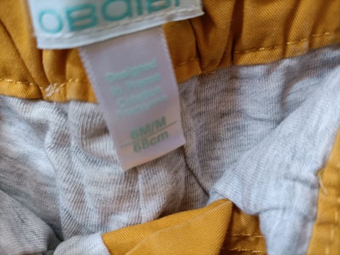 Lot 3 pantalons 6 mois - Obaïbi - photo numéro 2