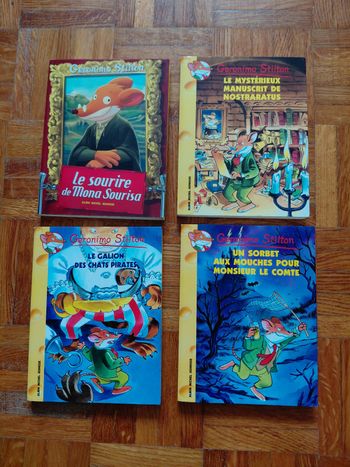 Livre Geronimo stilton. Lot des 4 premiers tomes