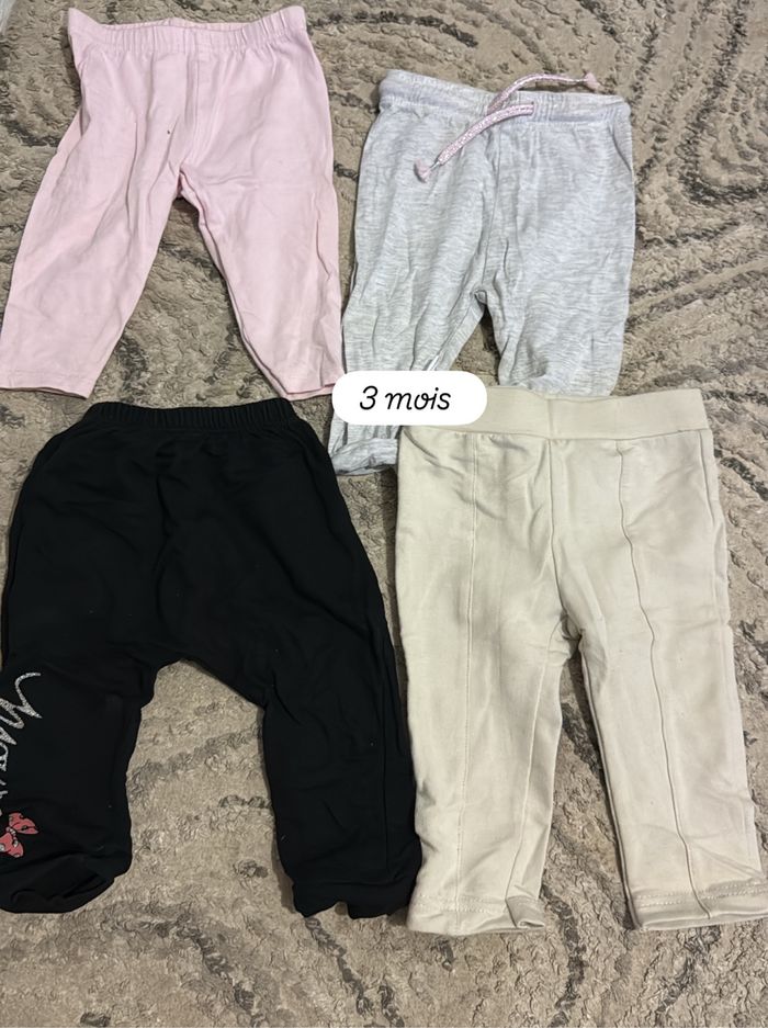 4 pantalons bebe fille