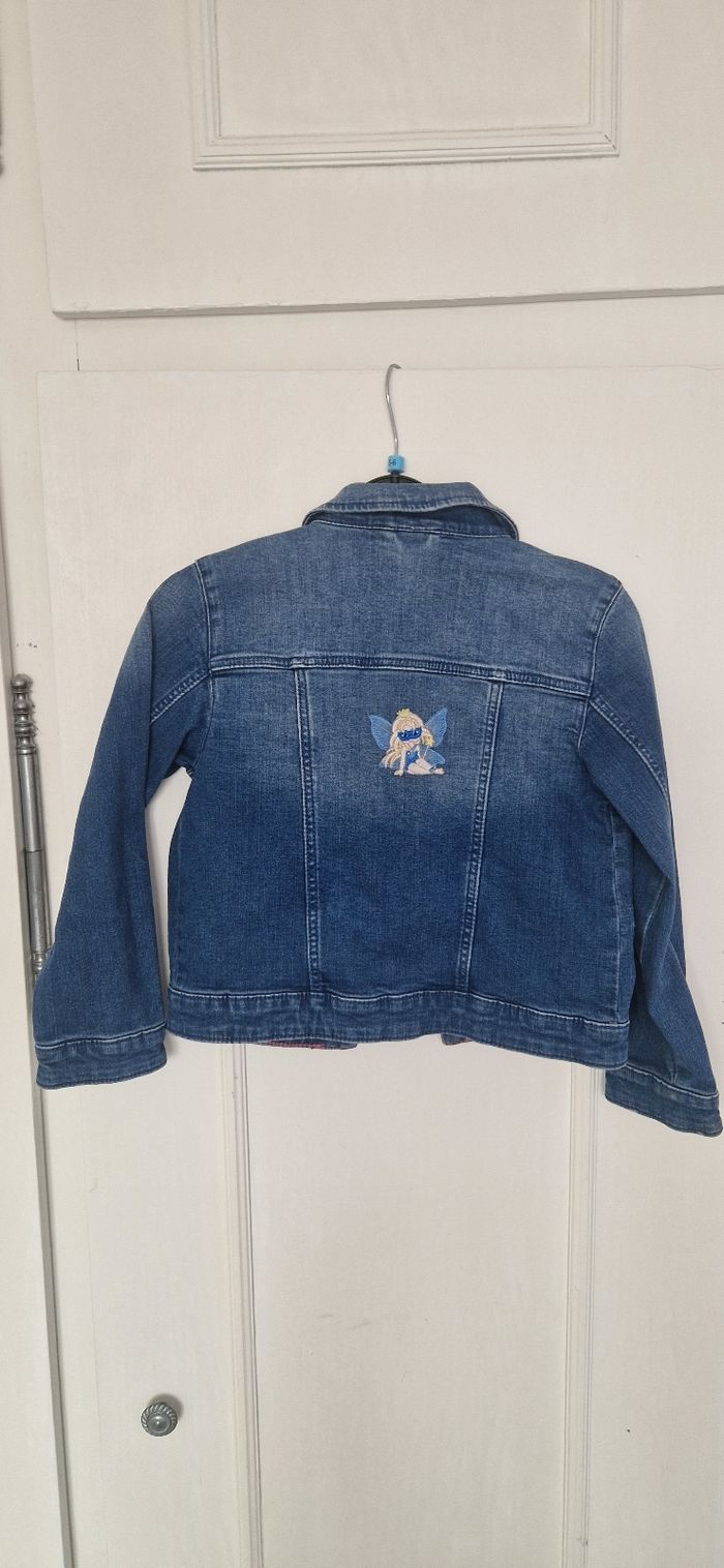 Veste en jeans fille 116cm - photo numéro 5