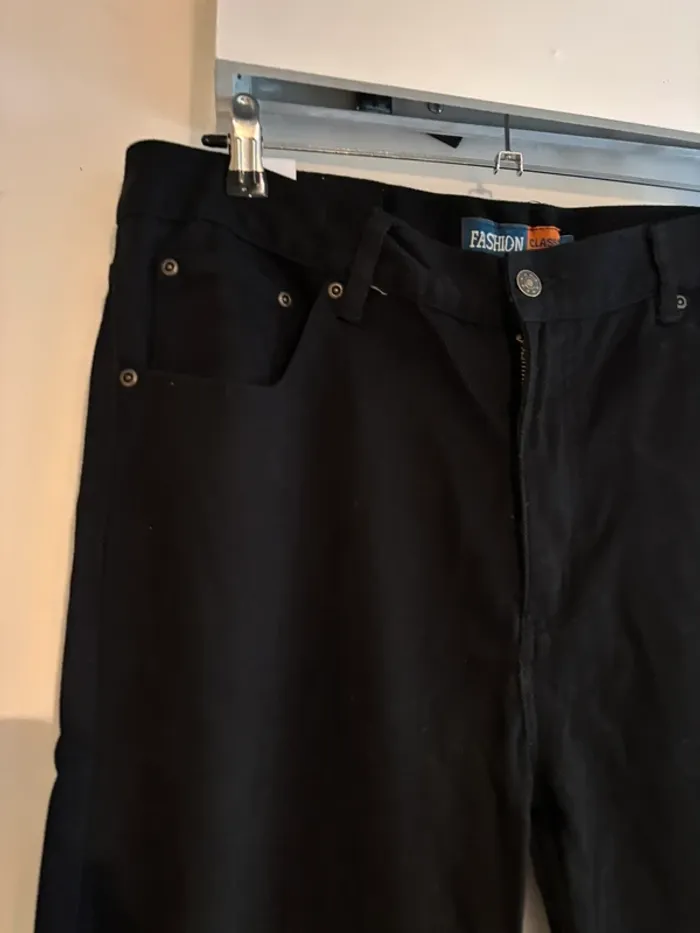 Jean noir homme taille 46 neuf marque Fashion Jeans - photo numéro 3