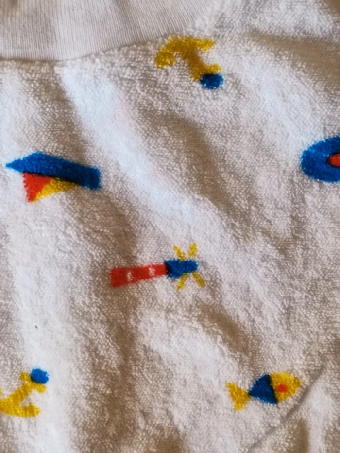🌊 ensemble en éponge short et sweat 🐟 unisexe - photo numéro 5