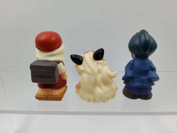 3 Ghibli Yubi Ningyo Figures - Princess Mononoke - photo numéro 2
