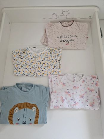 4 pyjamas fins 12 mois