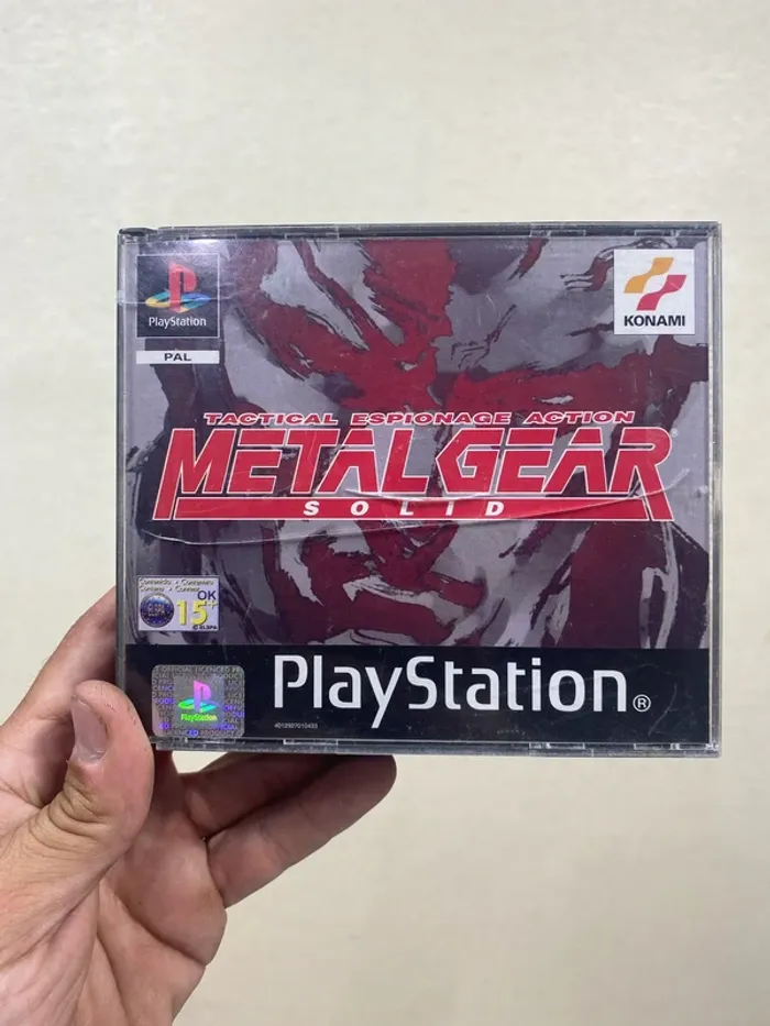 🎮 Metal Gear Solid PS1 (PAL, complet, 2 disques, Konami 1999) Version française