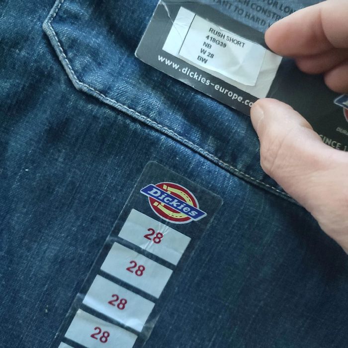 Bermuda jeans denim hip-hop large baggy short Dickies y2k 2000 taille 28us 38eu - photo numéro 6