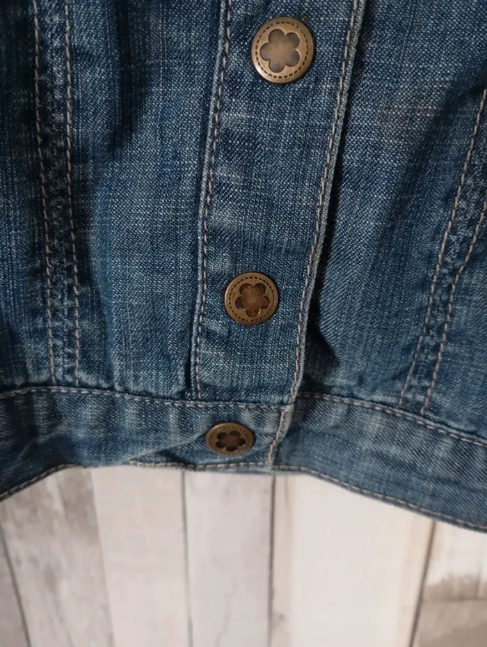 Veste en jean taille 18mois - photo numéro 4