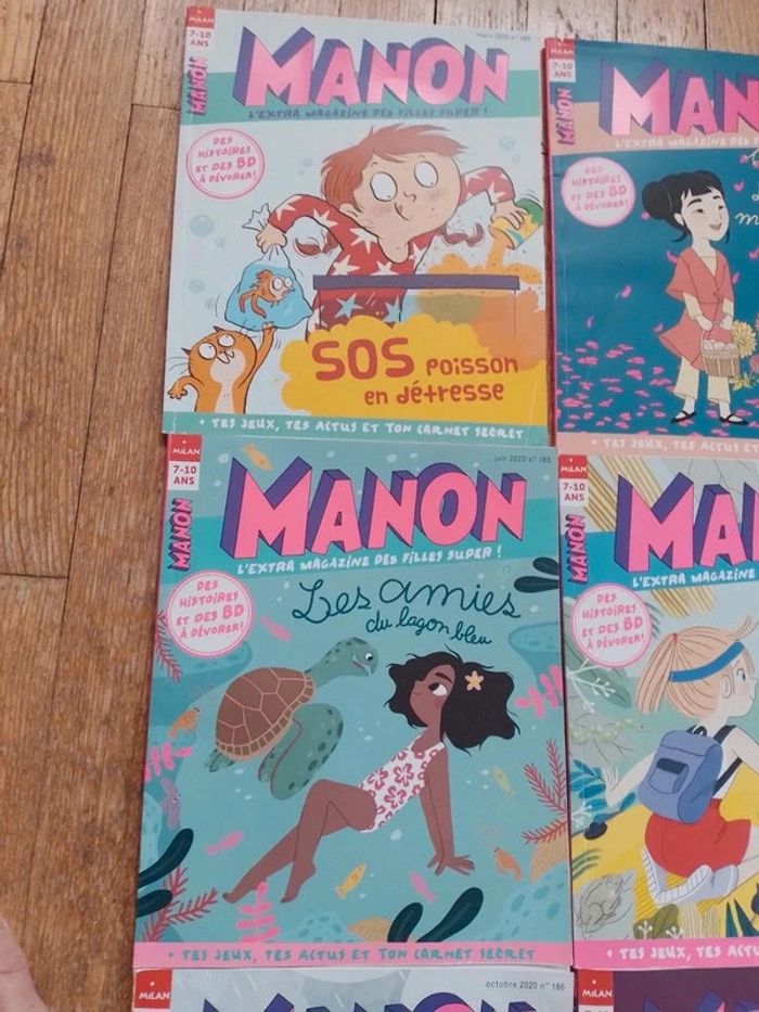 Lot de 11 magazines Manon - photo numéro 2