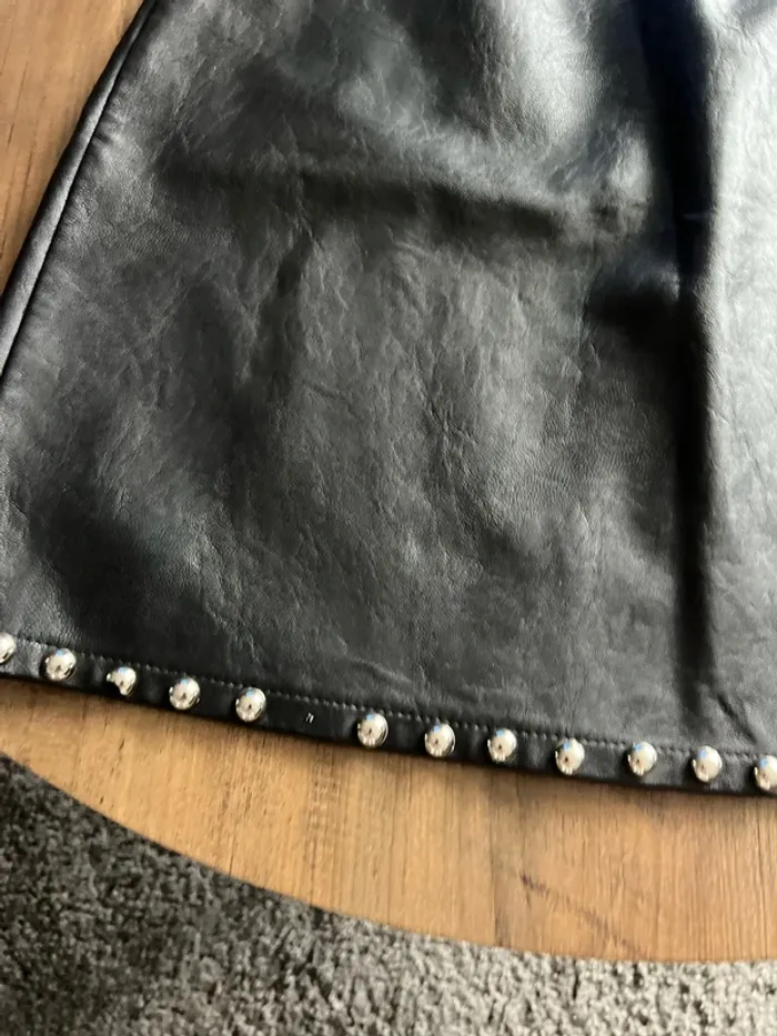 Jupe simili noir Azara taille S - photo numéro 2