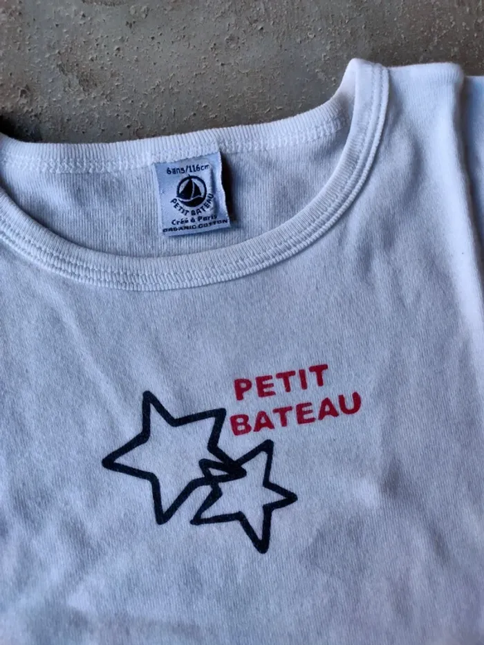 Maillot de corps Petit Bateau 6 ans - photo numéro 2