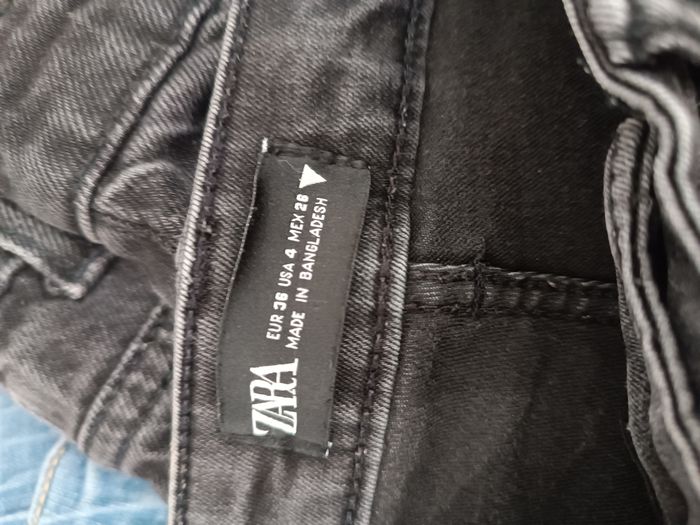 Jean femme t 36 zara - photo numéro 7