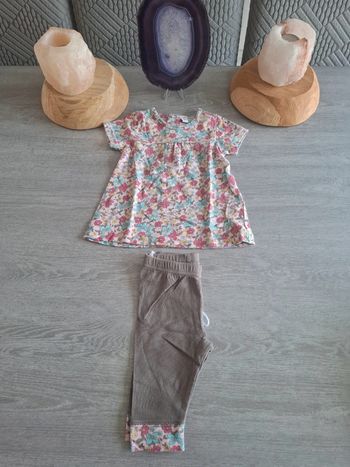 Ensemble tunique et leggings 3 mois
