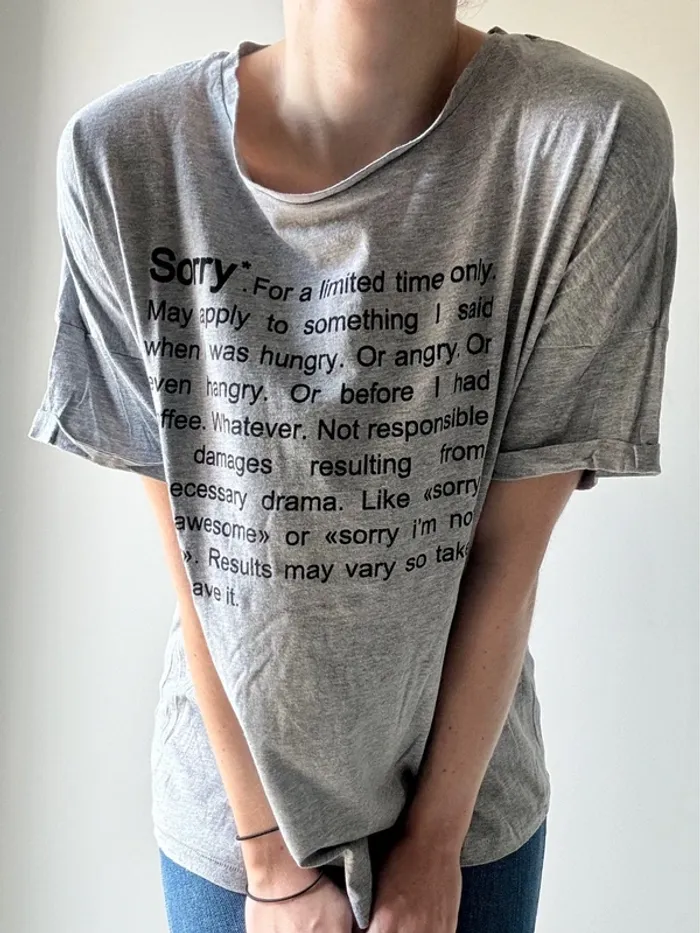 T-shirt gris Jennyfer - photo numéro 2
