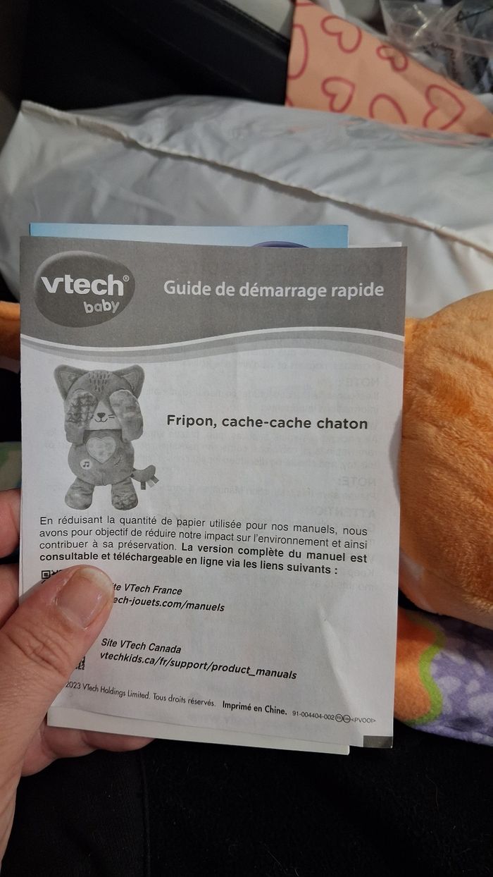 Peluche Fripon Vtech - photo numéro 4