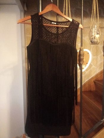 Robe à franges sur le devant