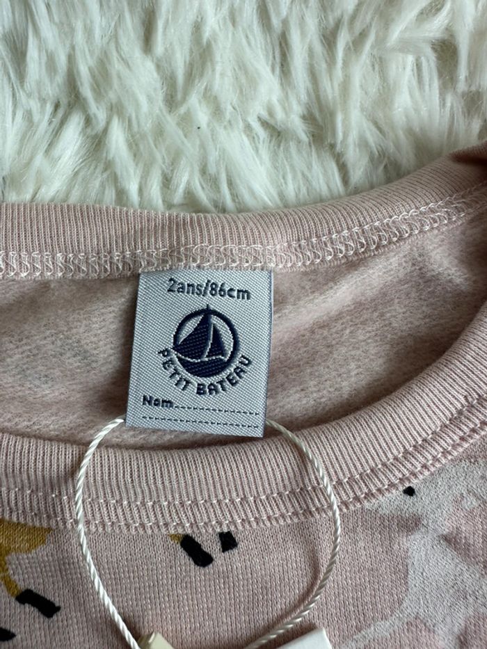 Pyjama molleton petit bateau taille 2 ans - photo numéro 4