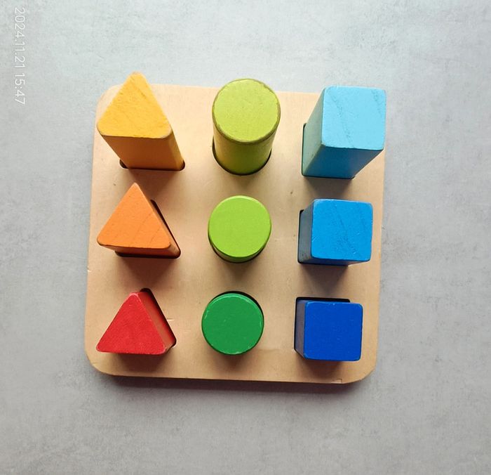 Jeu de formes et de couleurs en bois - photo numéro 6