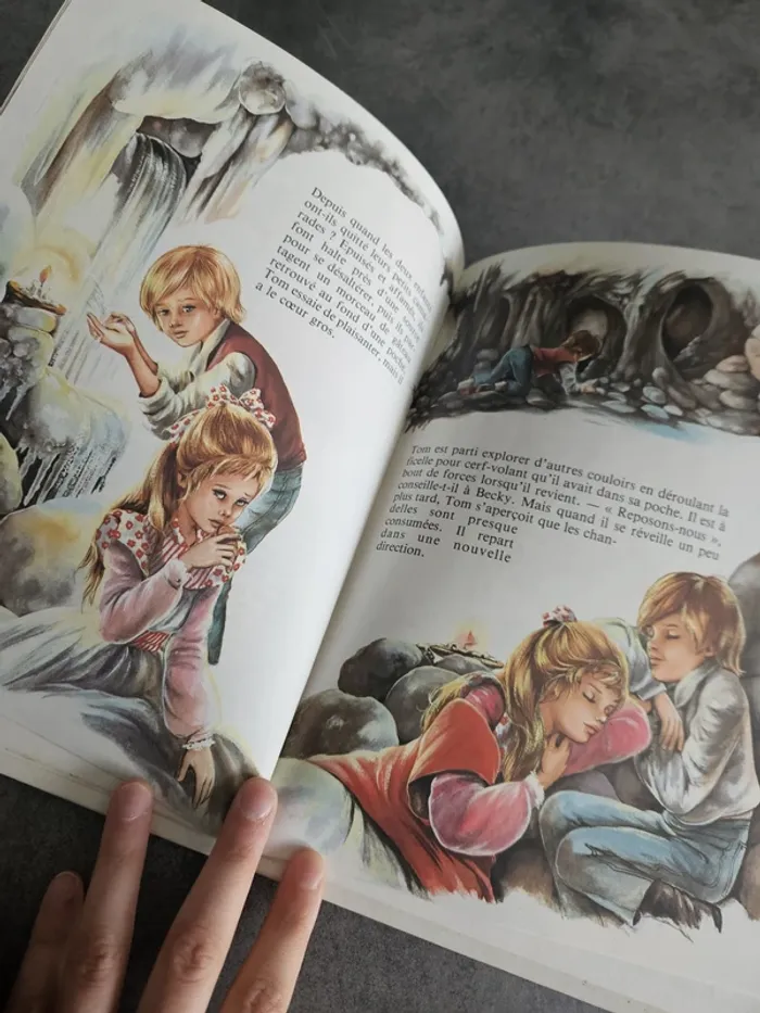 Livre ancien jeunesse "Tow Saywer prend des risques" - Edition Hemma - photo numéro 5