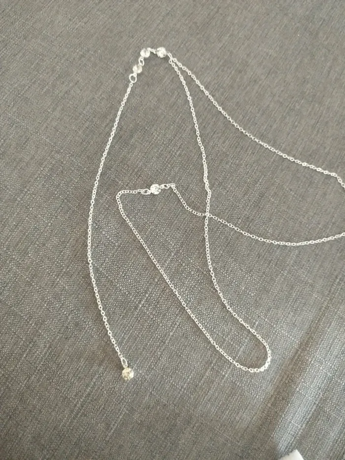 Collier strass de dos