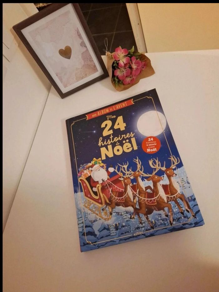 Livre calendrier de l'avent 24 histoire de Noël très bon état