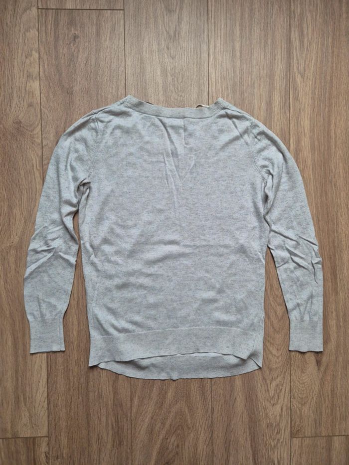 Pull grossesse beige col rond - photo numéro 2