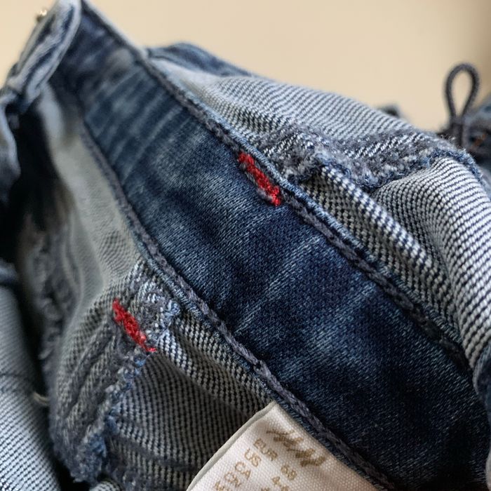 Lot de 3 salopettes jean 6 mois - photo numéro 6