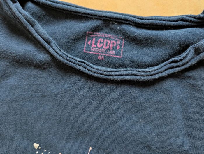 Lot deux tee-shirt manches longues fille 6 ans bon état - photo numéro 5