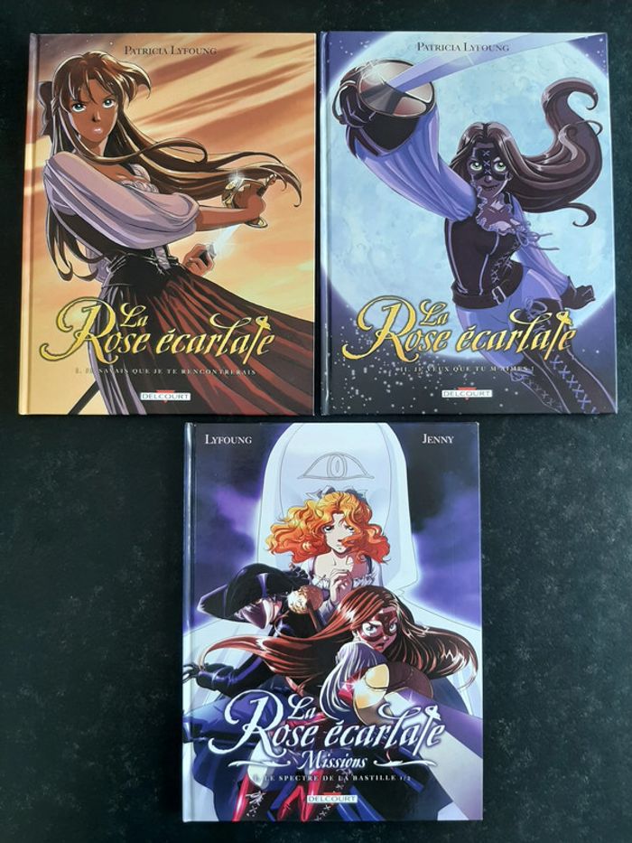 Lot 3 BD La rose écarlate + Missions - Patricia Lyfoung, Jenny