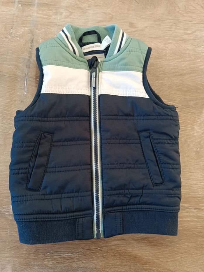 Doudoune sans manche garçon 9mois