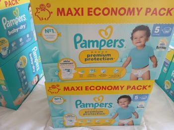 Lot 2 cartons  couches maxi pack premium protection T5