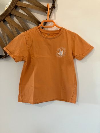T-shirt orange garçon 7/8 ans name it