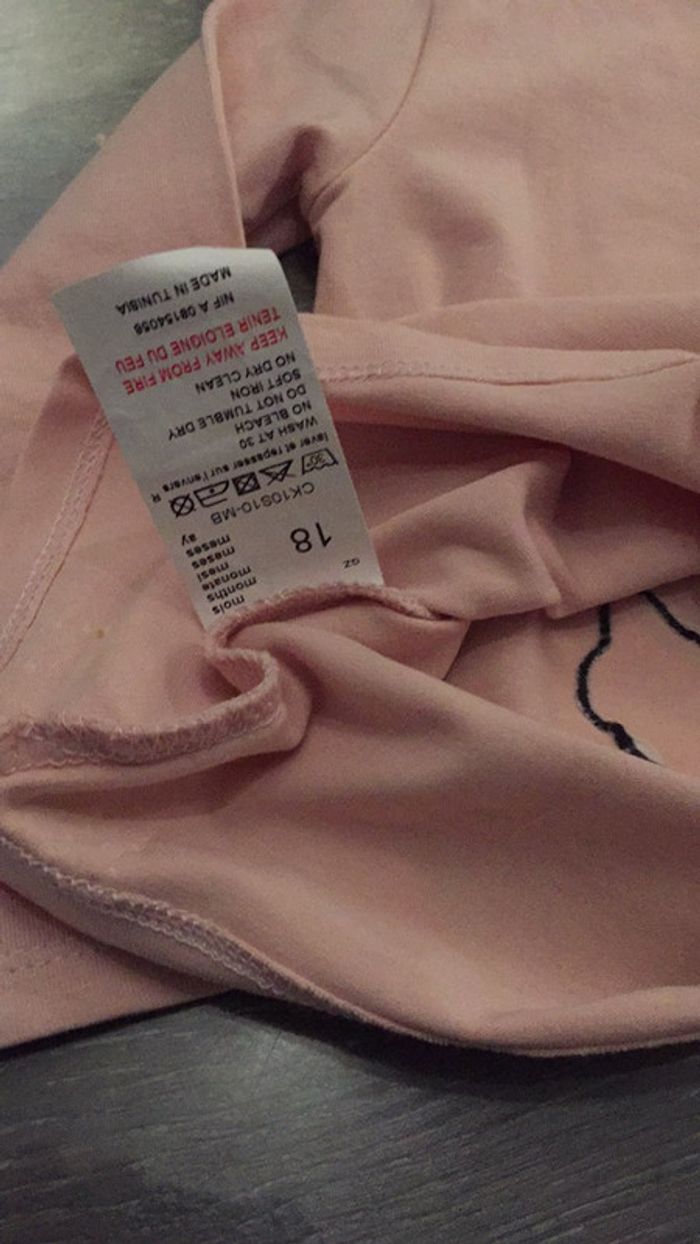 Catimini 18 mois - vieux rose haut fille Neuf - photo numéro 6