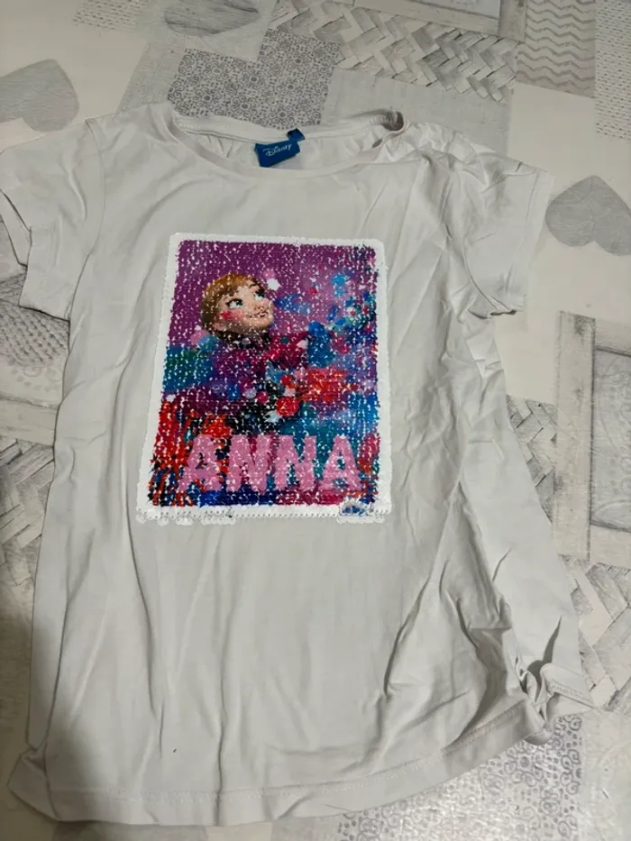 Lot tee shirt fille 10 ans - photo numéro 8