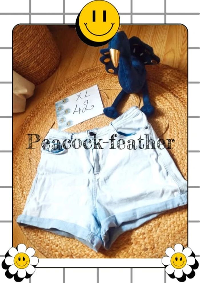 Short jean clair 42 kiabi
