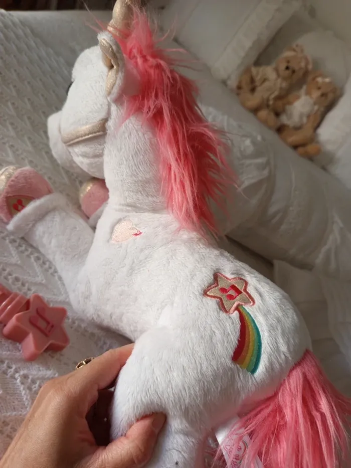 Grande peluche licorne Lica Bella interactive - photo numéro 6