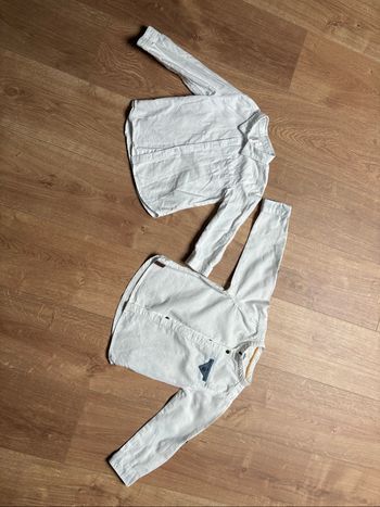 Lot 2 chemises garçon hiver 3 ans