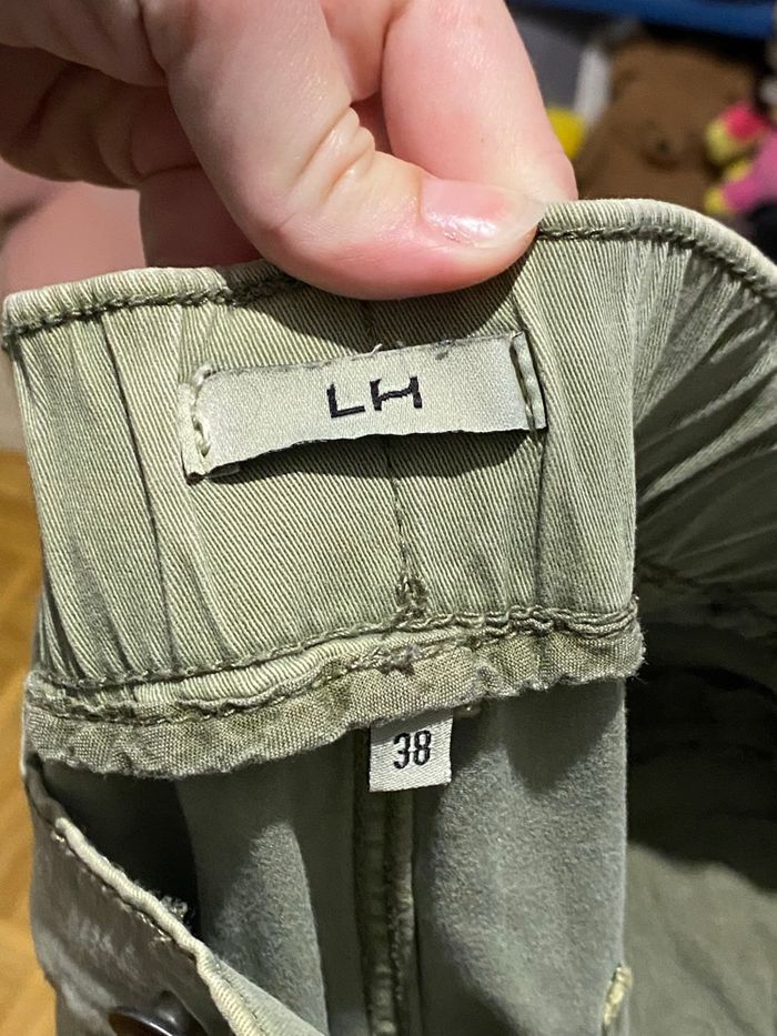 Pantalon cargo kaki gothique