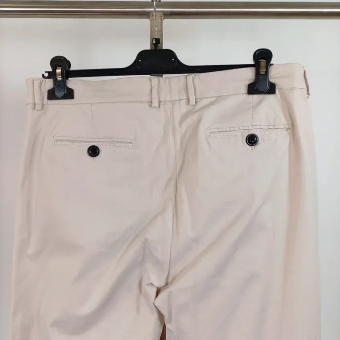 Pantalon beige Essentiel Antwerp - Taille 34 - Coupe droite élégante A589 - photo numéro 8